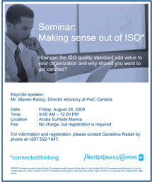 ISO Seminar invitation