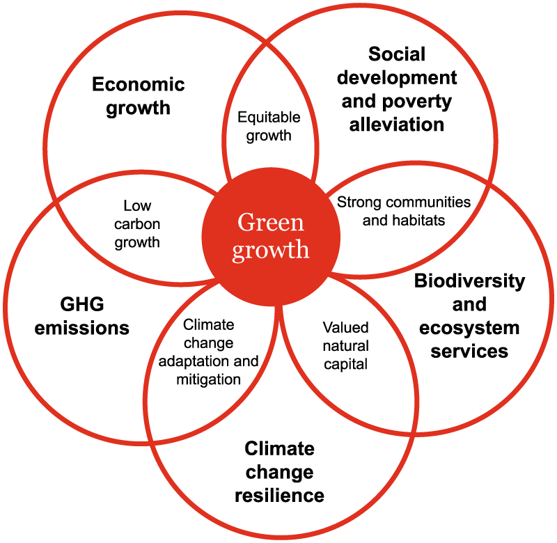 Dimensions of green growth