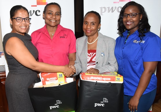 PwC staff support Kiwanis Club of New Kingston Diaper Drive